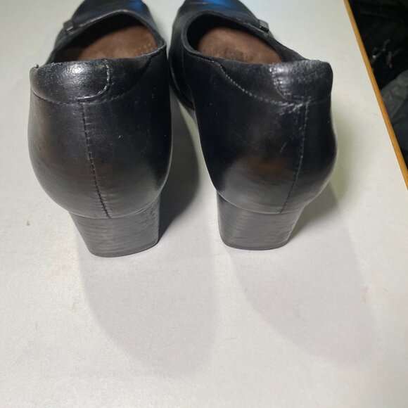 Clarks - Size 6.5M - Womens Artisan Black Rosalyn Belle Classic Heels - Picture 7 of 14